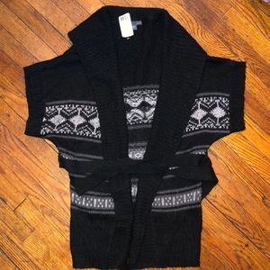 Forever 21 cardigan short sleeve tie sweater sz m